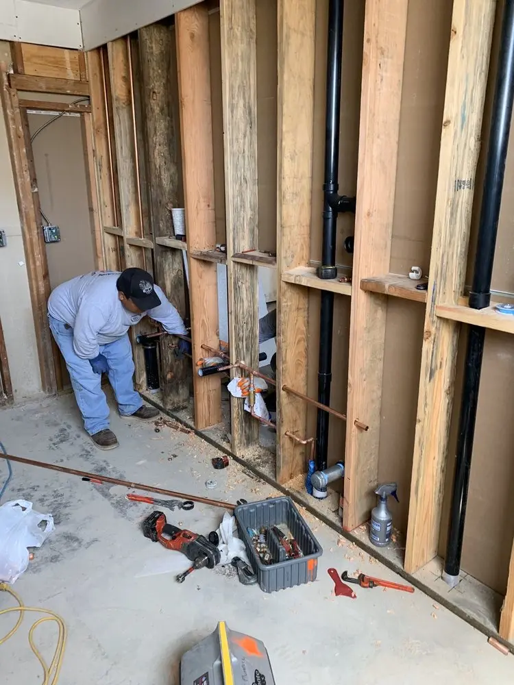 Commercial rough-in plumbing for Water Heater Replacement in Little River